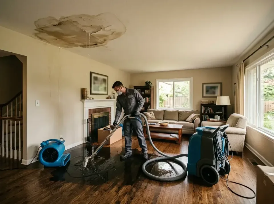 attic-pipe-burst-ceiling-drip-008 — frequently asked questions, Water Damage Restoration & Carpet Care in South Sioux City,…